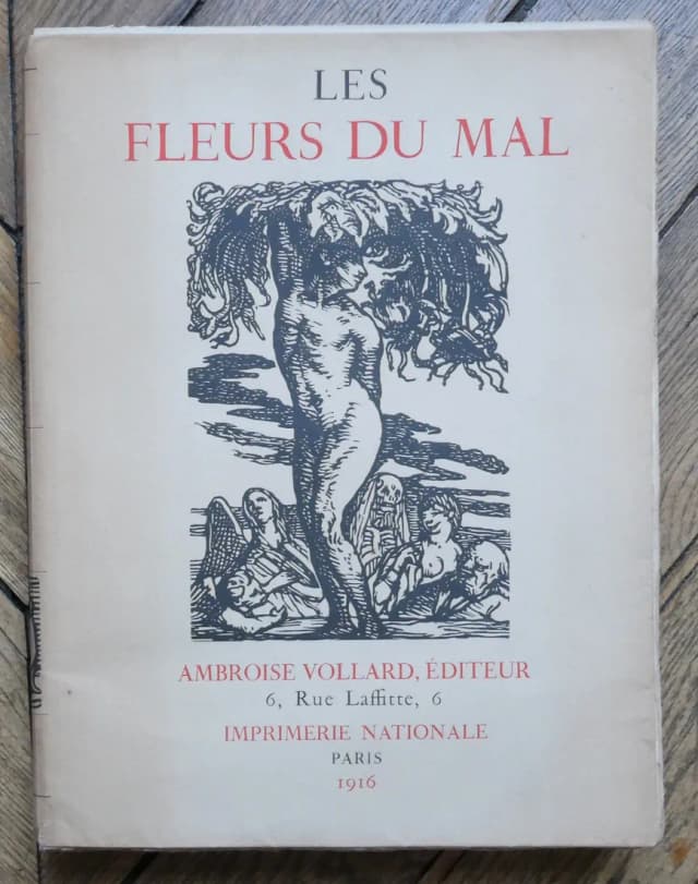 Couverture de Les Fleurs du Mal - 1916 - VOLLARD
