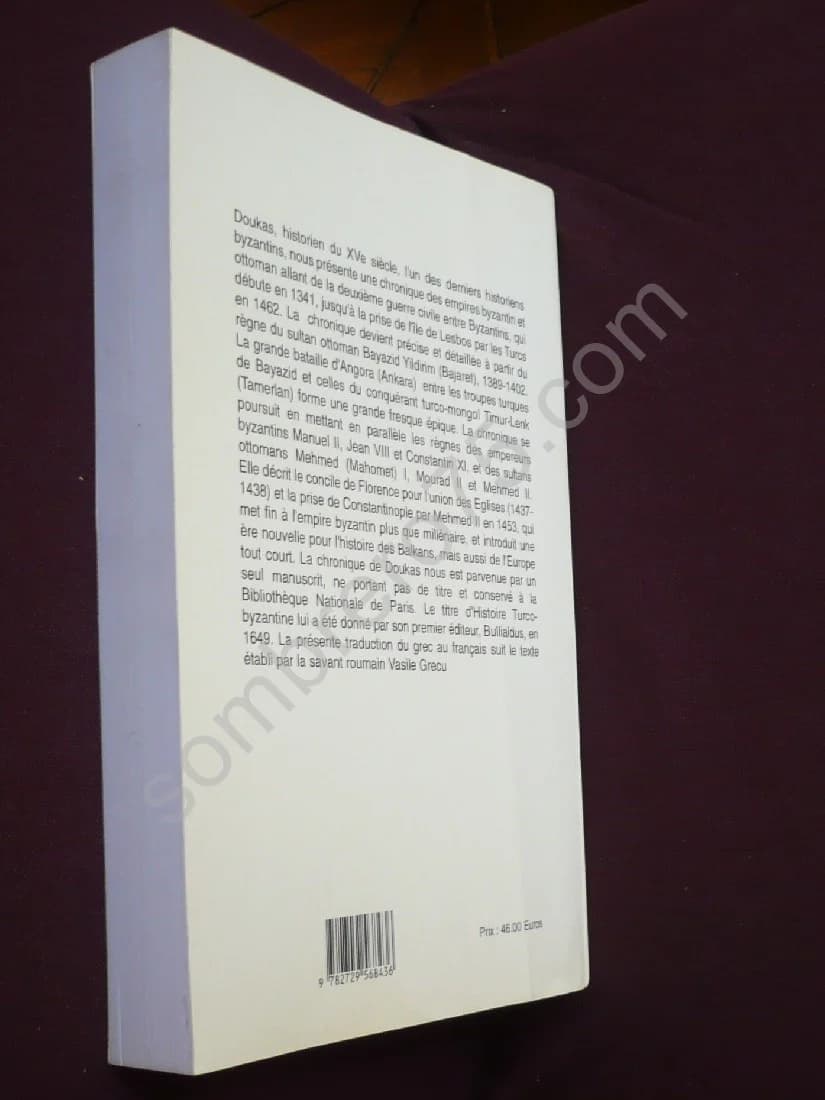 Doukas, Histoire Turco-Byzantine : Introduction, Traduction et Commentaire - Image 3
