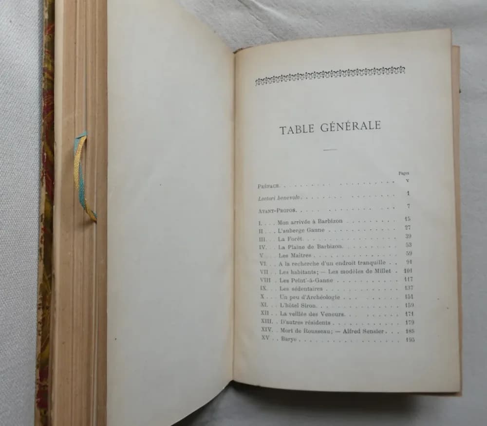 Le Vieux Barbizon : Souvenirs de Jeunesse d'un Paysagiste 1852 - 1875 avec 10 Dessins de l'auteur. Ed. 1907 - Image 9