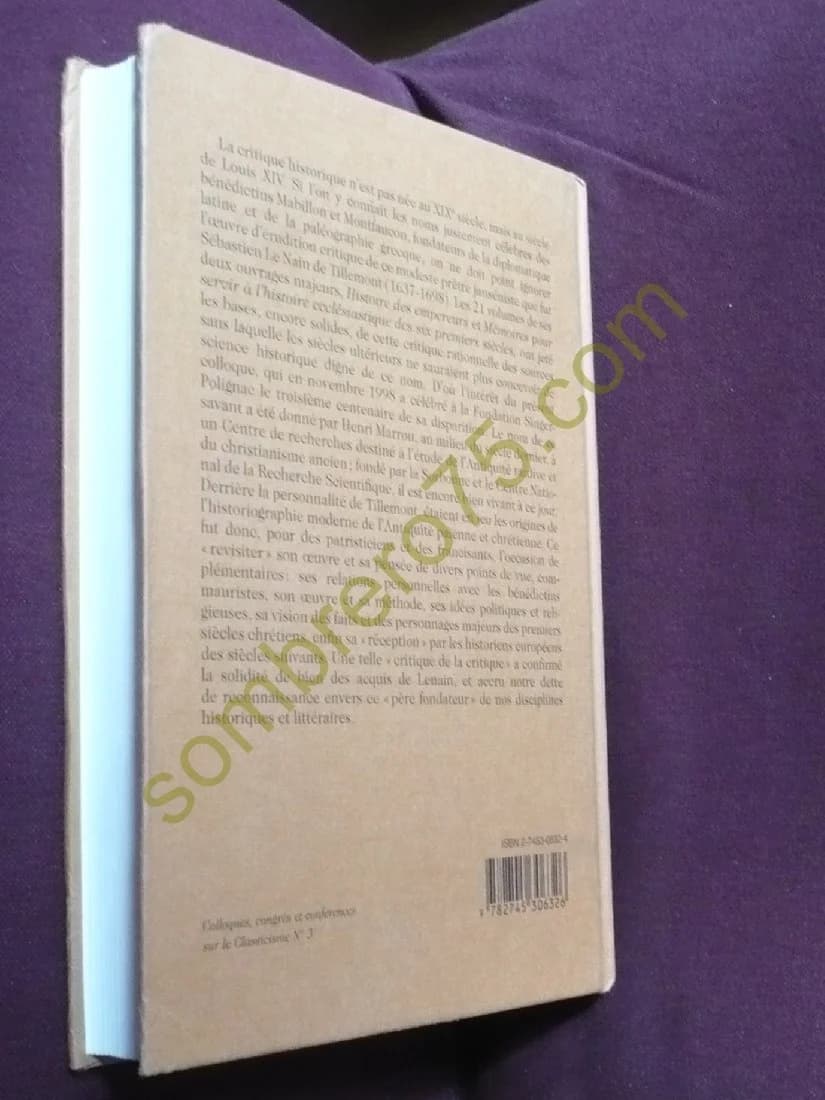 Le Nain de Tillemont et l'Historiographie de l'Antiquité Romaine - Image 3