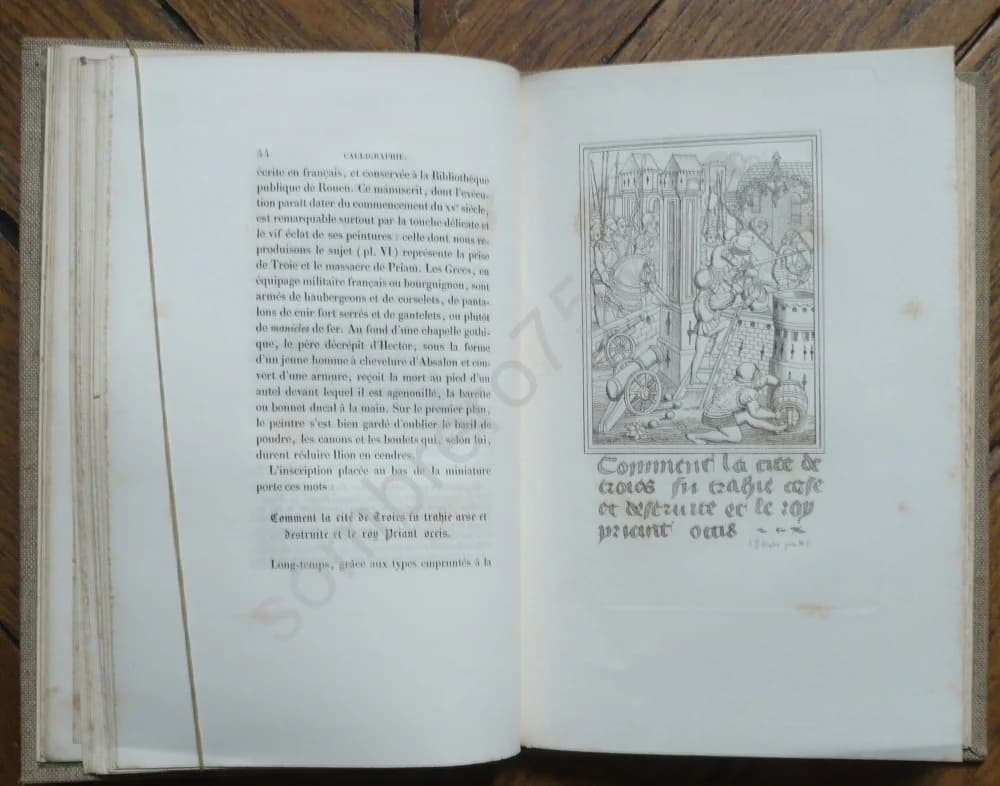 Essai sur la Calligraphie des Manuscrits du Moyen Age et sur les Ornements des Premiers Livres d'Heures Imprimés - Image 3