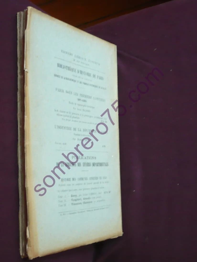 La Juridiction de la Municipalité Parisienne, de Saint Louis à Charles VII, Thèse Soutenue (Diplôme d'Archiviste) - Image 4