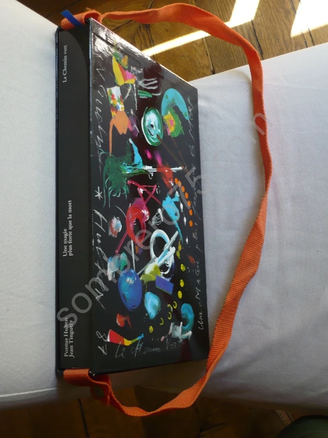 Tinguely une Magie plus Forte que la Mort. Valisette. Dessin - Envoi Original