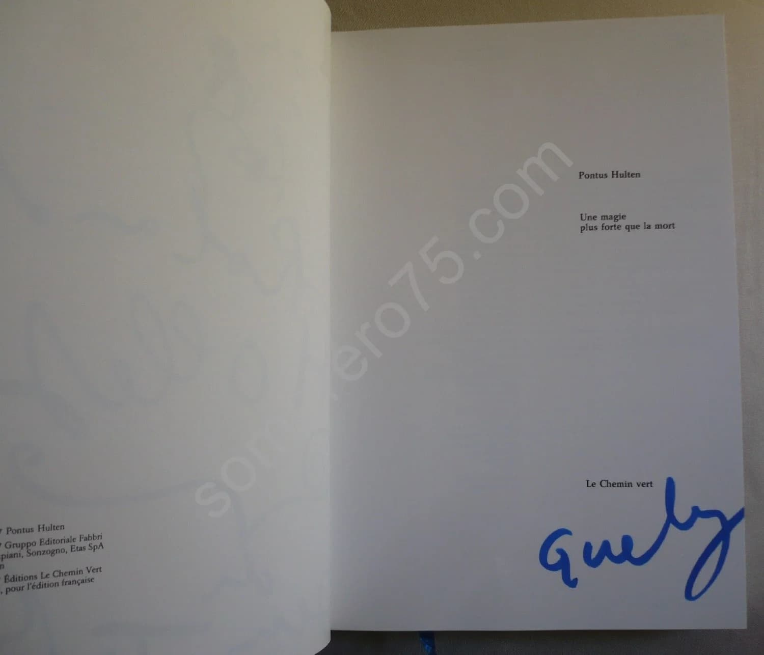 Tinguely une Magie plus Forte que la Mort. Valisette. Dessin - Envoi Original - Image 3