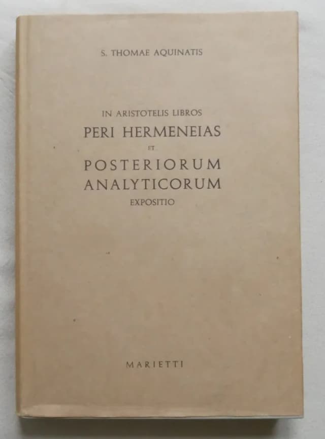 Couverture de In Aristotelis Libros Peri Hermeneias et Posteriorum…