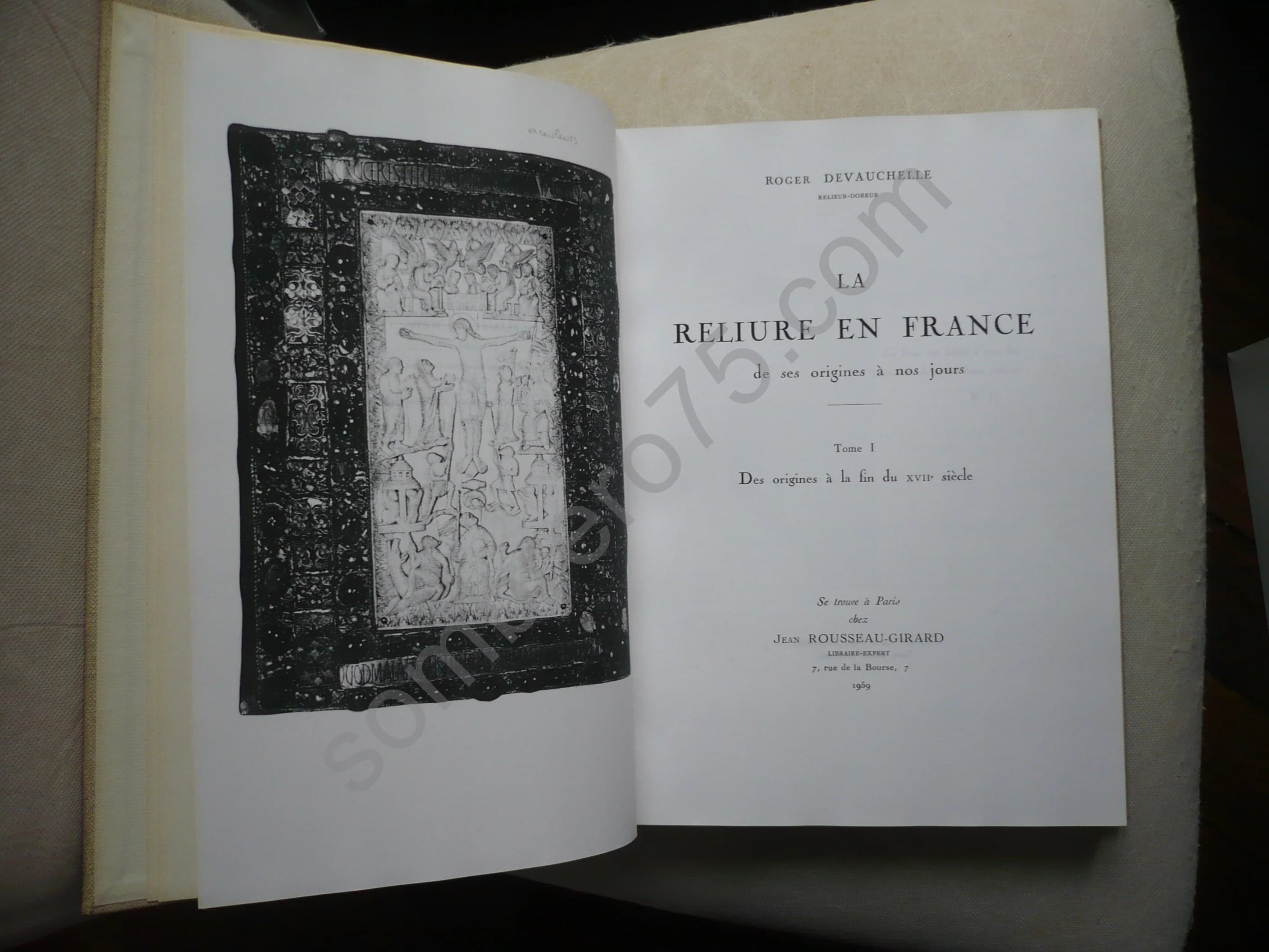 La Reliure en France de ses Origines à nos jours.. 3 Volumes - Image 4