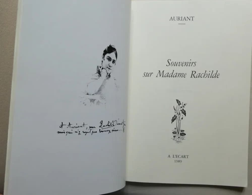 Souvenirs sur Madame Rachilde. AURIANT - Image 4