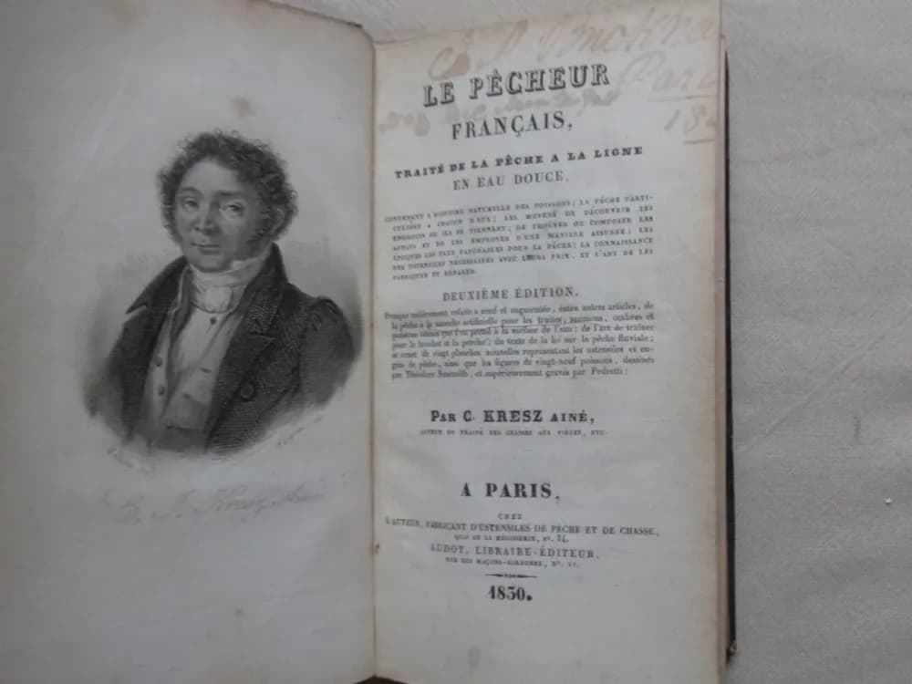 C. KRESZ Ainé Le Pêcheur Français - Traité de la pêche à la ligne -1830 - 2e Ed. - Image 4