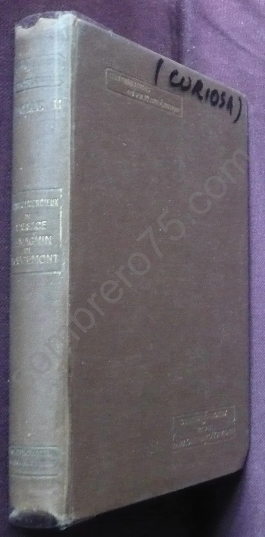 Contes Licencieux de l'Alsace racontés par LE MAGNIN DE ROUGEMONT