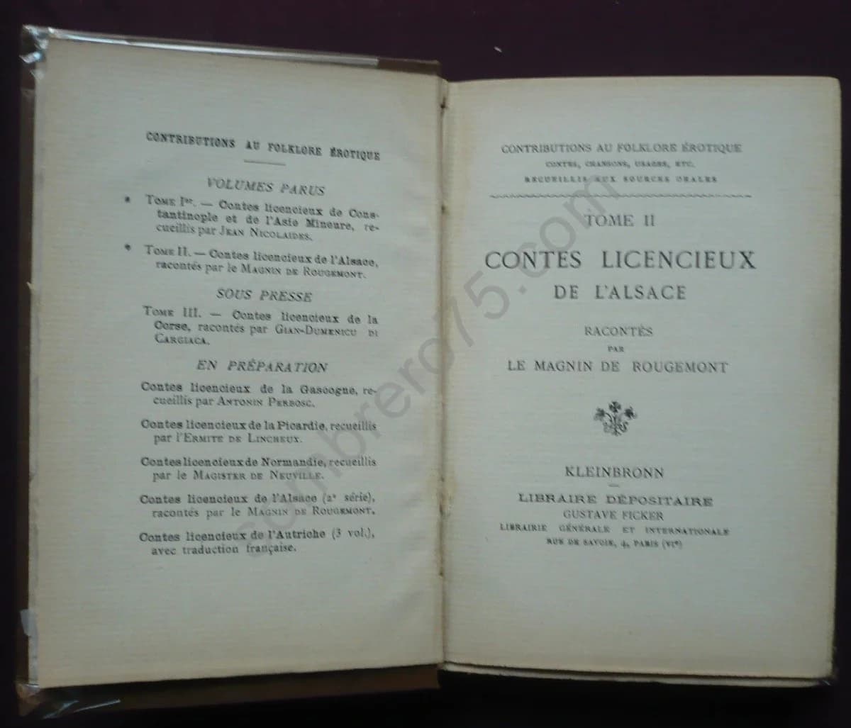 Contes Licencieux de l'Alsace racontés par LE MAGNIN DE ROUGEMONT - Image 5