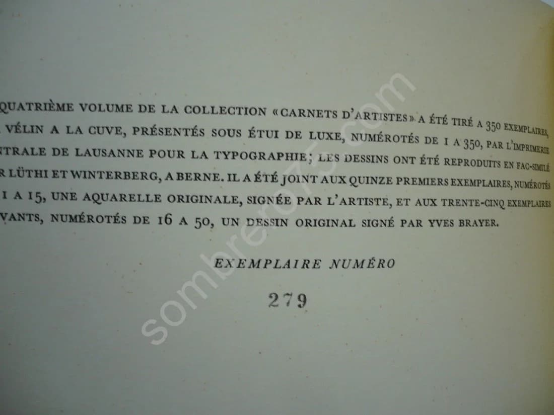Carnet du Maroc -. Dessin Signé par l'Auteur - Exemplaire Numéroté - Image 3