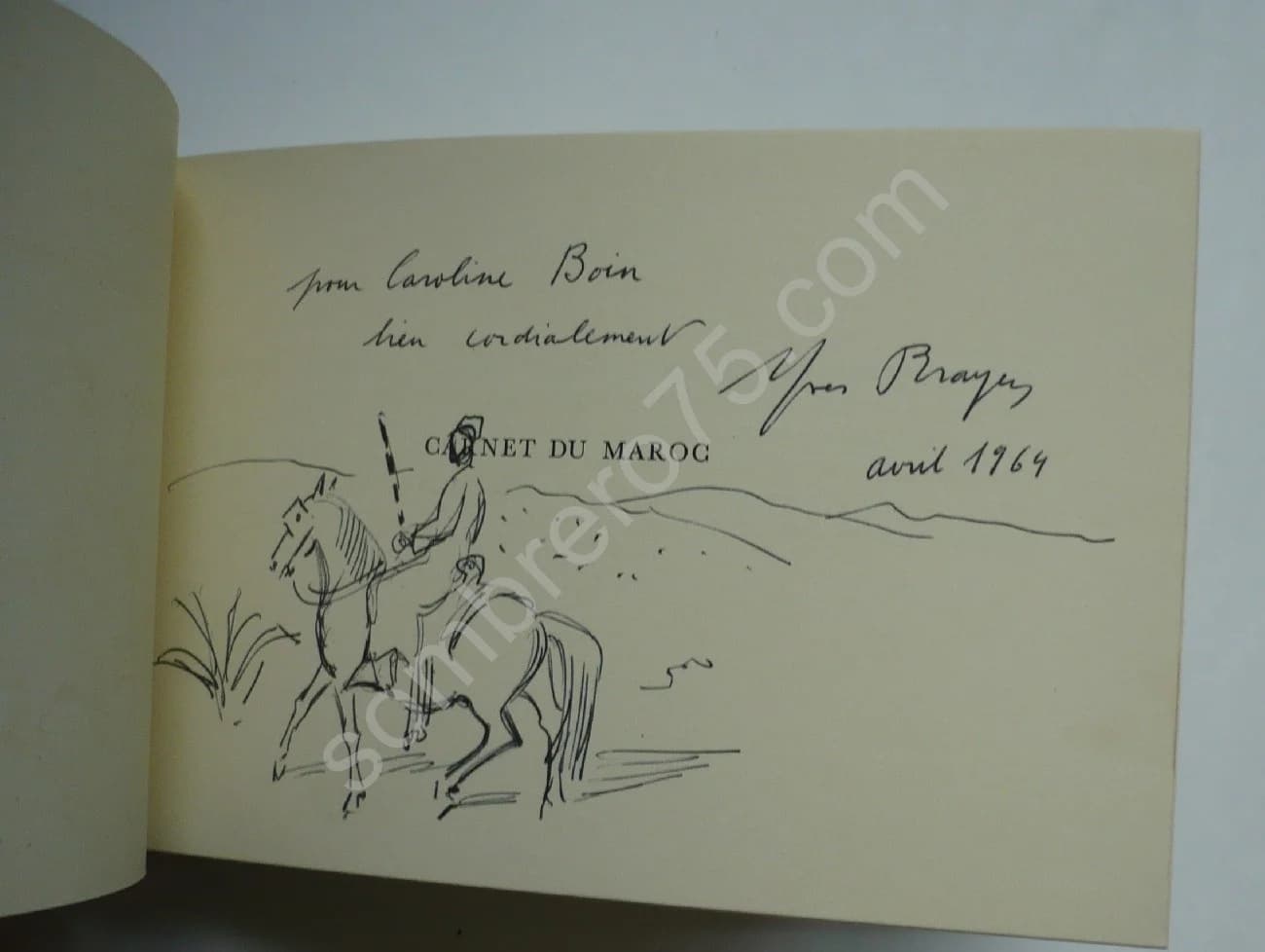 Carnet du Maroc -. Dessin Signé par l'Auteur - Exemplaire Numéroté - Image 4