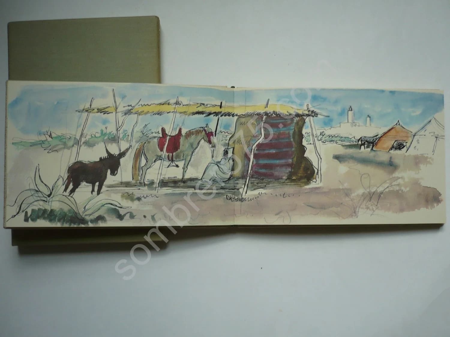 Carnet du Maroc -. Dessin Signé par l'Auteur - Exemplaire Numéroté - Image 6