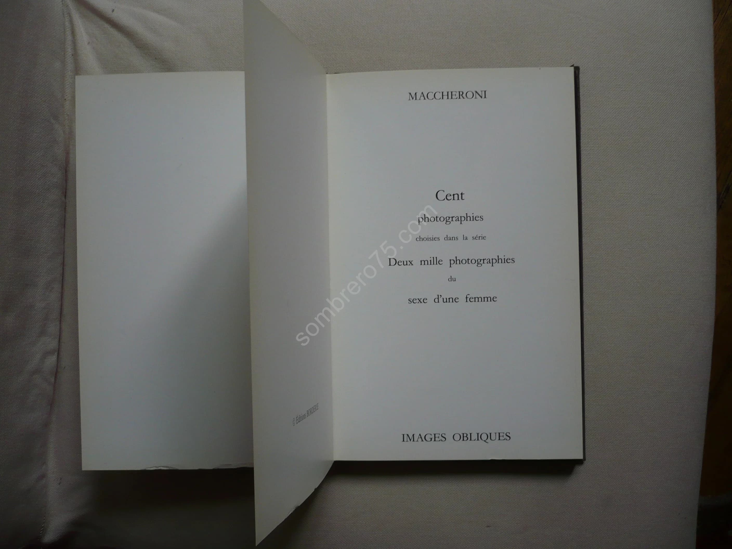 Cent Photographies choisies dans la Série Deux Mille Photographies du Sexe d'une Femme - Image 2