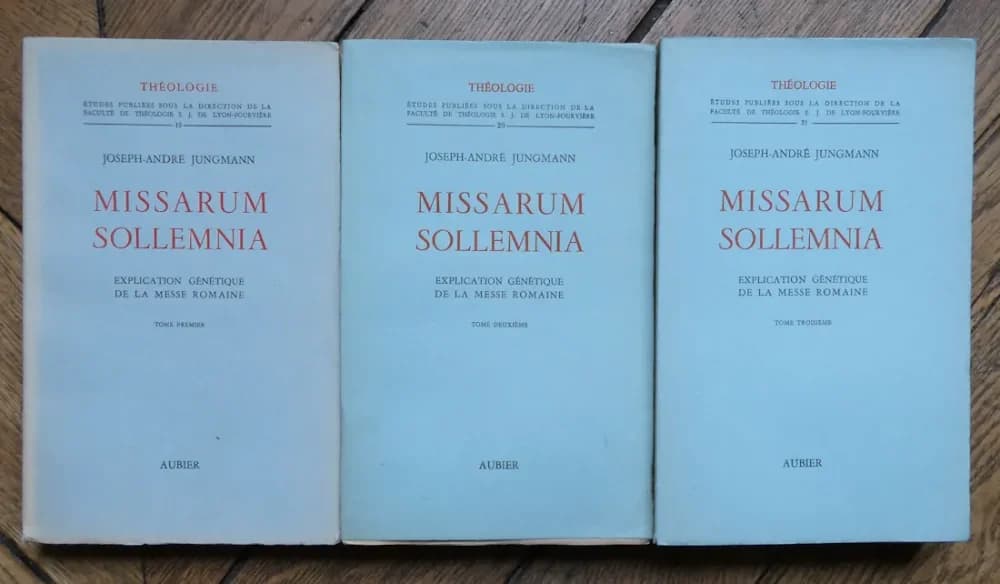 MISSARUM SOLLEMNIA 3 Tomes. J. A. JUGMANN