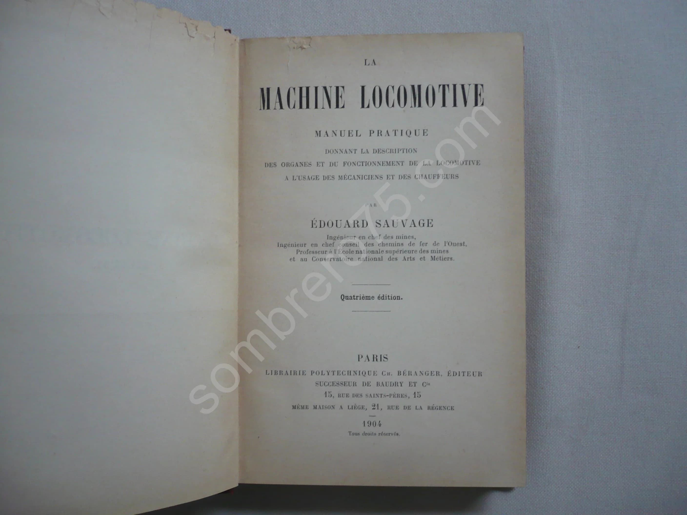 La Machine Locomotive, Manuel Pratique. 1904 - Image 6