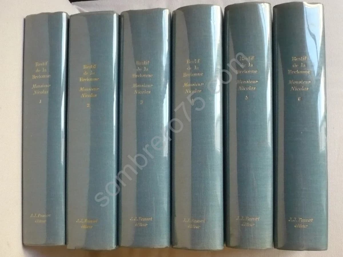 Monsieur Nicolas - 6 Volumes