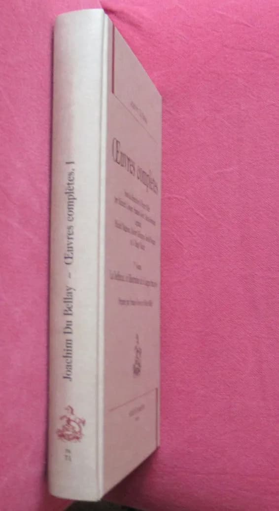 Oeuvres Complètes. 1er volume. Joachim du BELLAY - Image 2