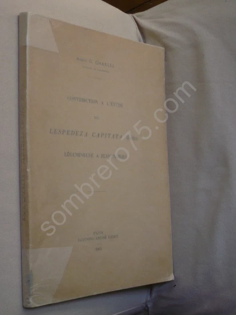 Contribution à l'Etude du Lespedeza Capitata Michx. Légumineuse à Flavonoïdes - Image 2