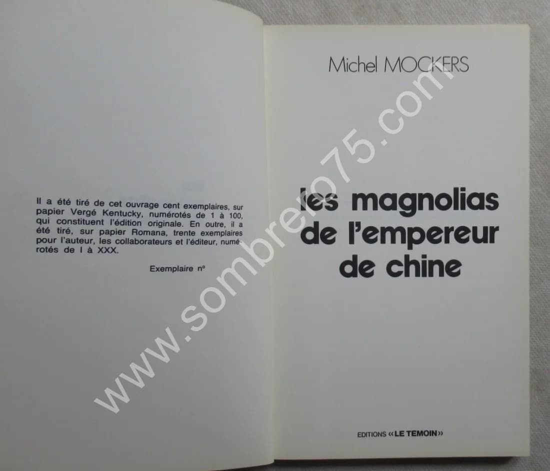 Les Magnolias de l'Empereur de Chine - Image 3