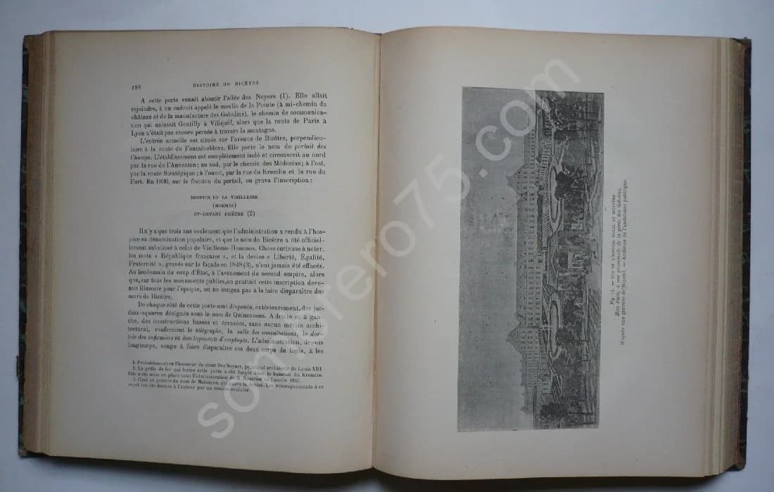 Histoire de Bicêtre - Hospice - Prison - Asile. 1890 - Image 5