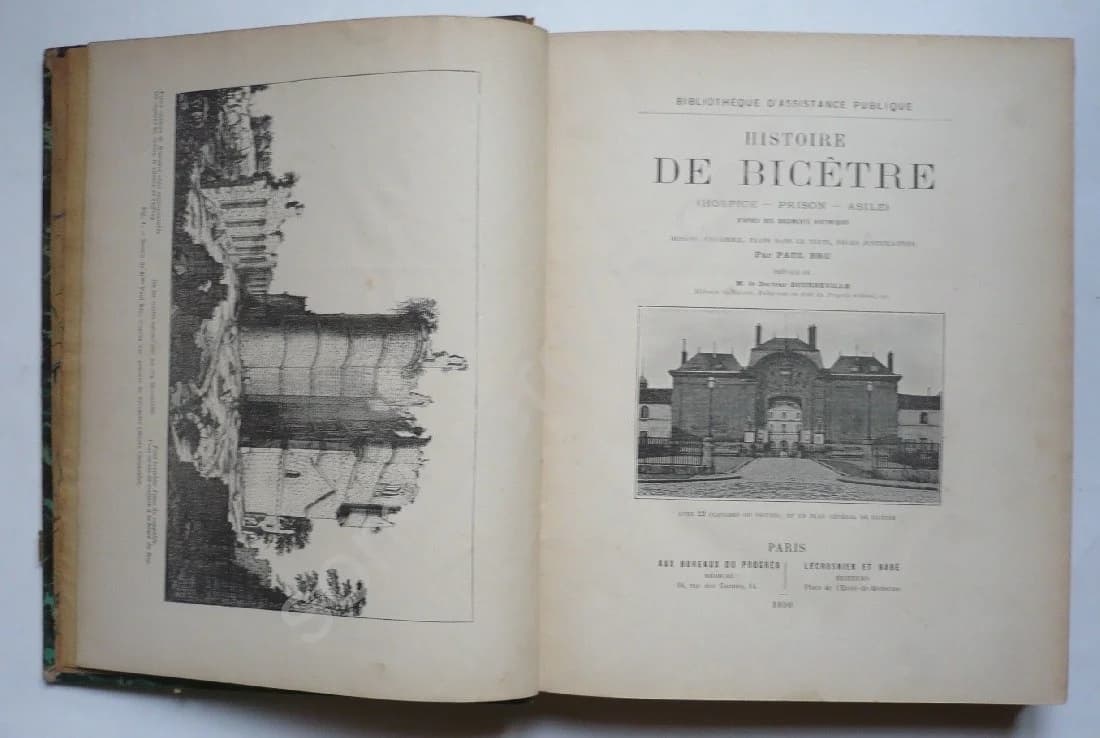 Histoire de Bicêtre - Hospice - Prison - Asile. 1890 - Image 6