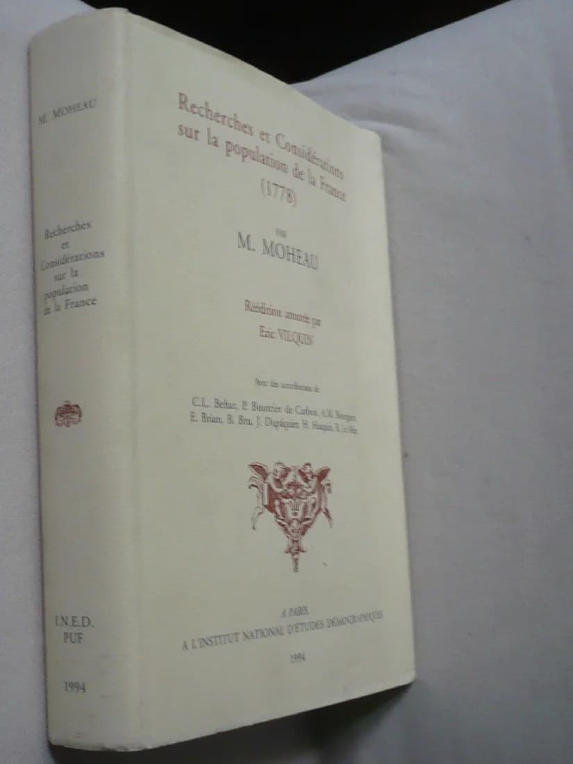 Recherches et Considérations sur la Population de la France : 1778 - Image 2