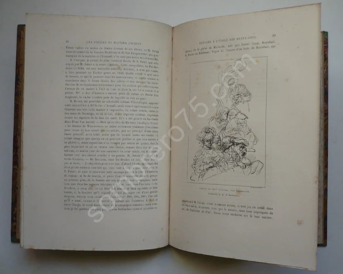 Les Dessins de Maitres Anciens Exposés à l'Ecole des Beaux-Arts en 1879. Ed. 1880 - Image 4