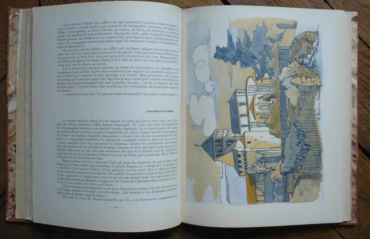 Ceux des Pays d'Ouest. Poitou. Aunis. Saintonge. Angoumois. Types et Coutumes. Dessins Originaux De Rosamonde Et Henri Plisson - Image 5