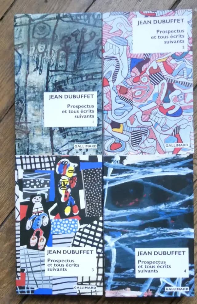 Couverture de Jean DUBUFFET 4 Tomes. Prospectus et tous écrits suivants
