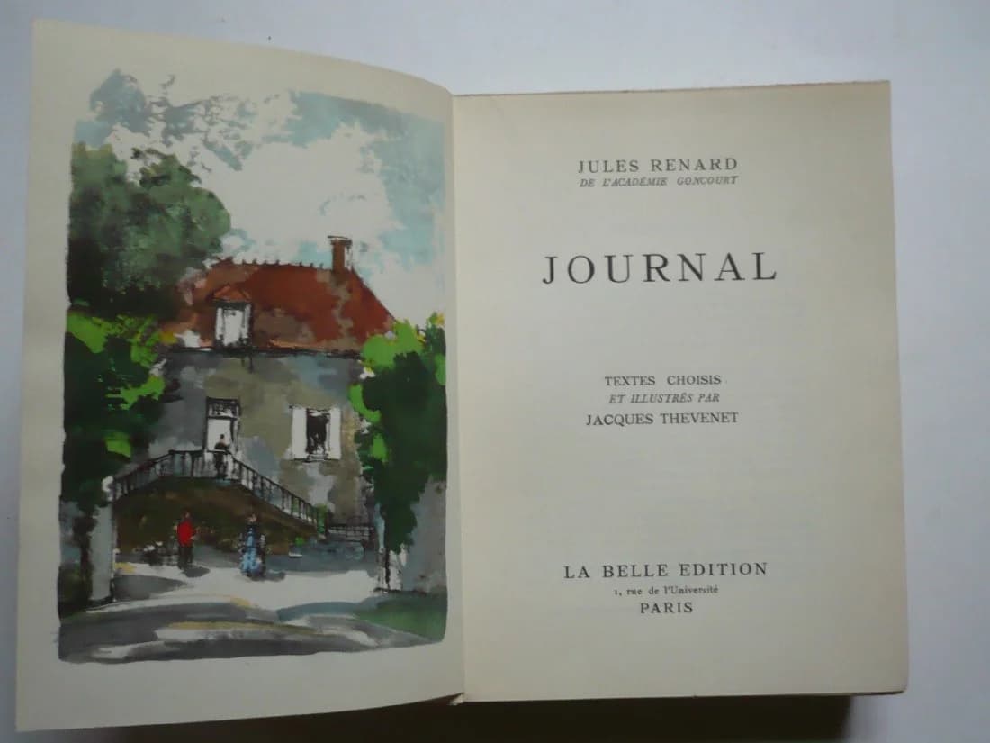 Journal - Textes Choisis. Jacques Thevenet - Envoi à J. Pagnol - Image 5