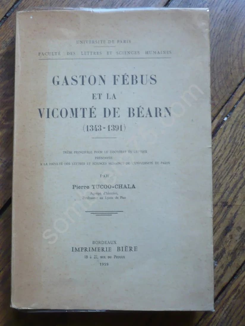 Gaston Fébus et la Vicomté de Béarn 1343-1391