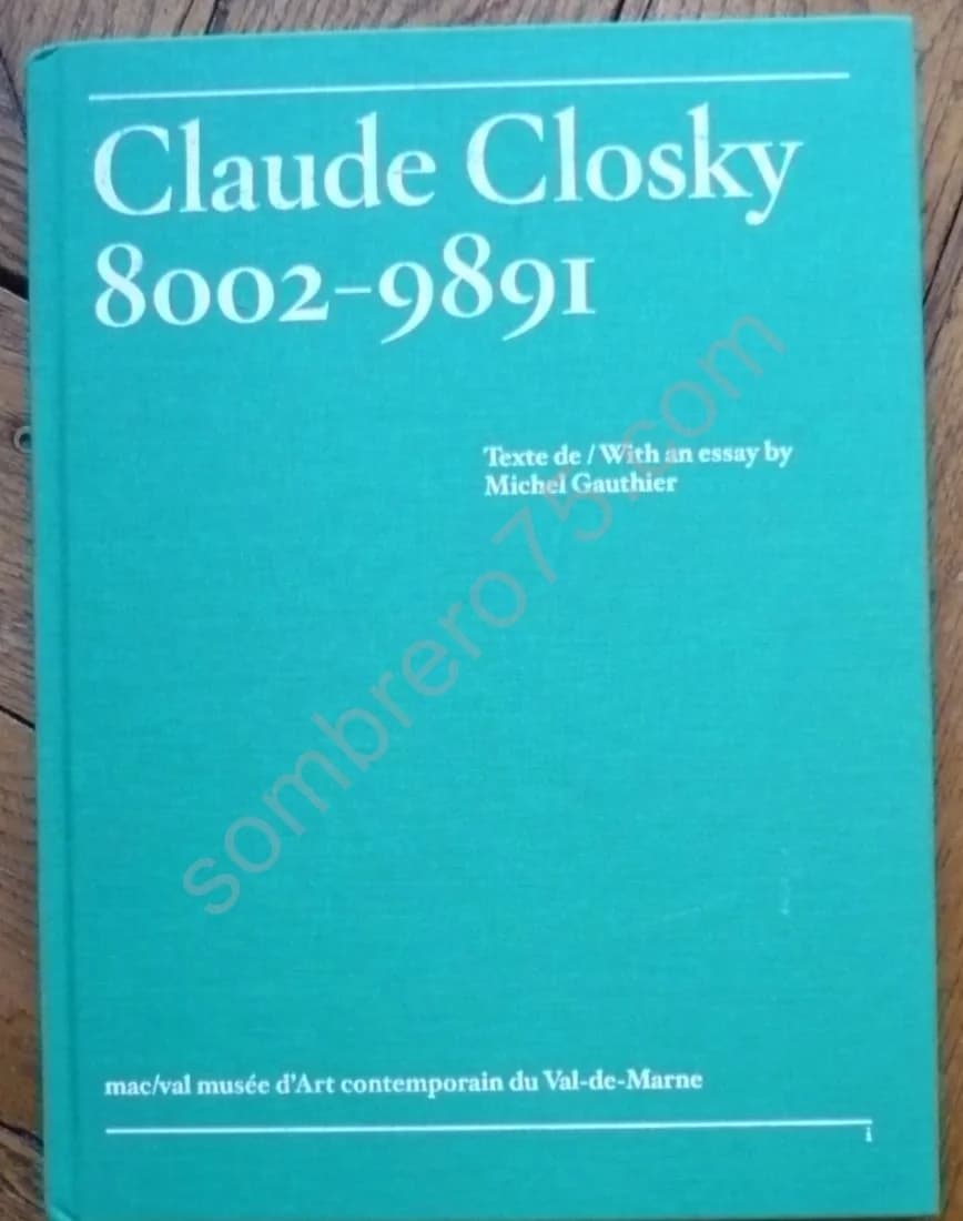 Claude Closky, 8002-9891