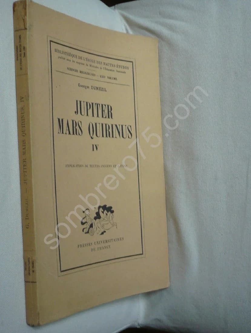 Jupiter, Mars, Quirinus - IV. Explication de Textes Indiens et Latins - Image 2