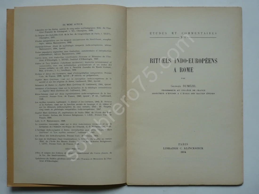 Rituels Indo Européens à Rome - Image 3