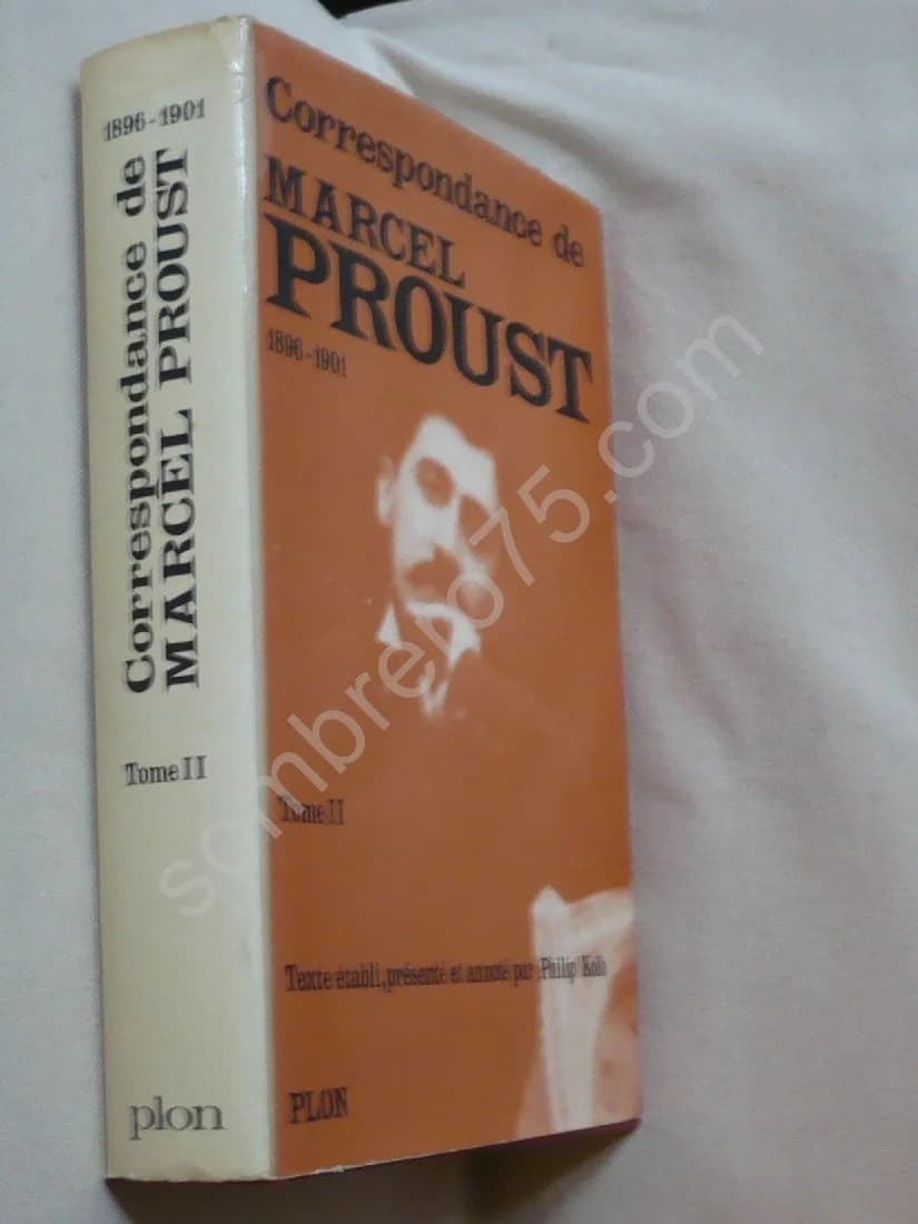 Correspondance de Marcel Proust 1896 - 1901. Tome 2. Texte Établi et Annoté par KOLB Philip - Image 2