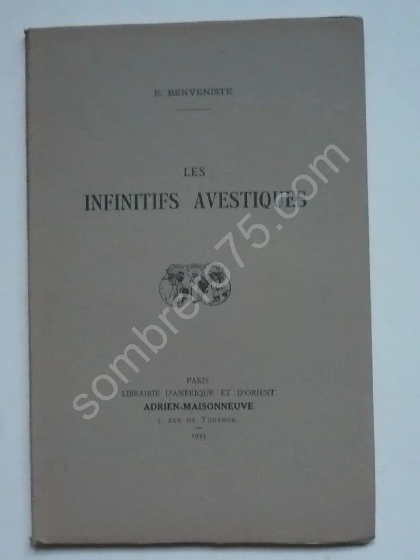 Les Infinitifs Avestiques