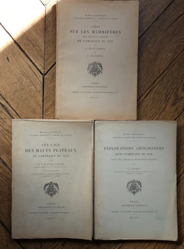 Couverture de Mission Scientifique Amérique du Sud. Mammifères - Les…