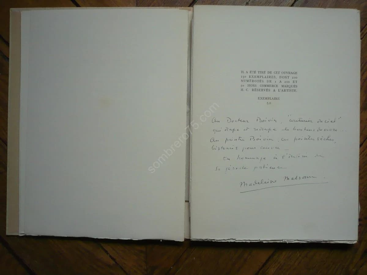 Images de Palestine. 20 Pointes Sèches de Miellet Envoi de l'artiste. 1948 - Image 2