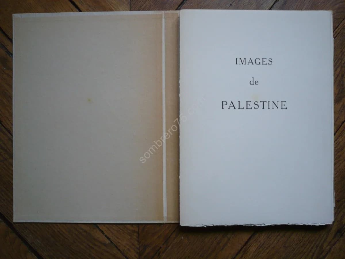 Images de Palestine. 20 Pointes Sèches de Miellet Envoi de l'artiste. 1948 - Image 4