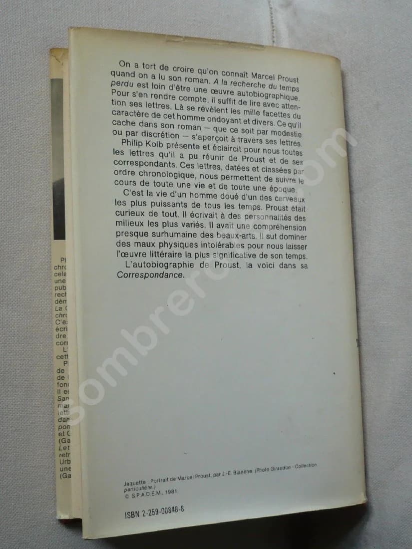 Correspondance de Marcel Proust 1908 - Tome 8. Texte Établi et Annoté par KOLB Philip - Image 3