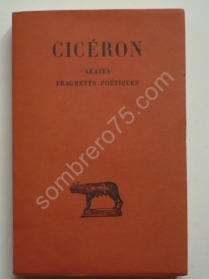 Ciceron Aratea Fragments Poétiques