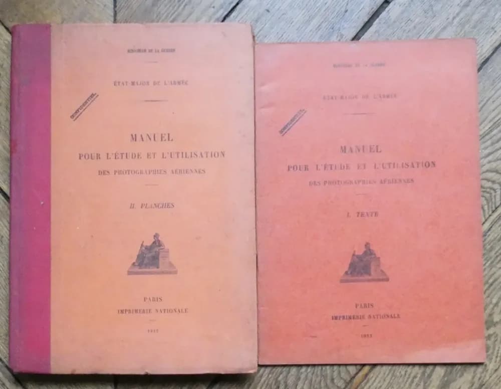 Manuel pour l'Etude et l'Utilisation des Photographies aériennes. 2 vol