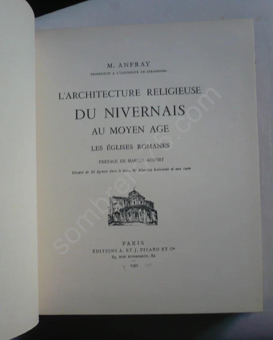 L'Architecture Religieuse du Nivernais au Moyen Age. Les Eglises Romanes - Image 5