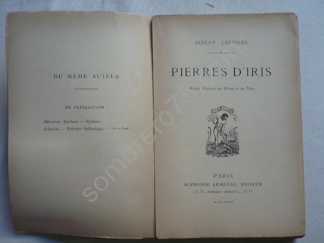 Pierres d'Iris. Petits Poèmes en Prose et en Vers - Image 4