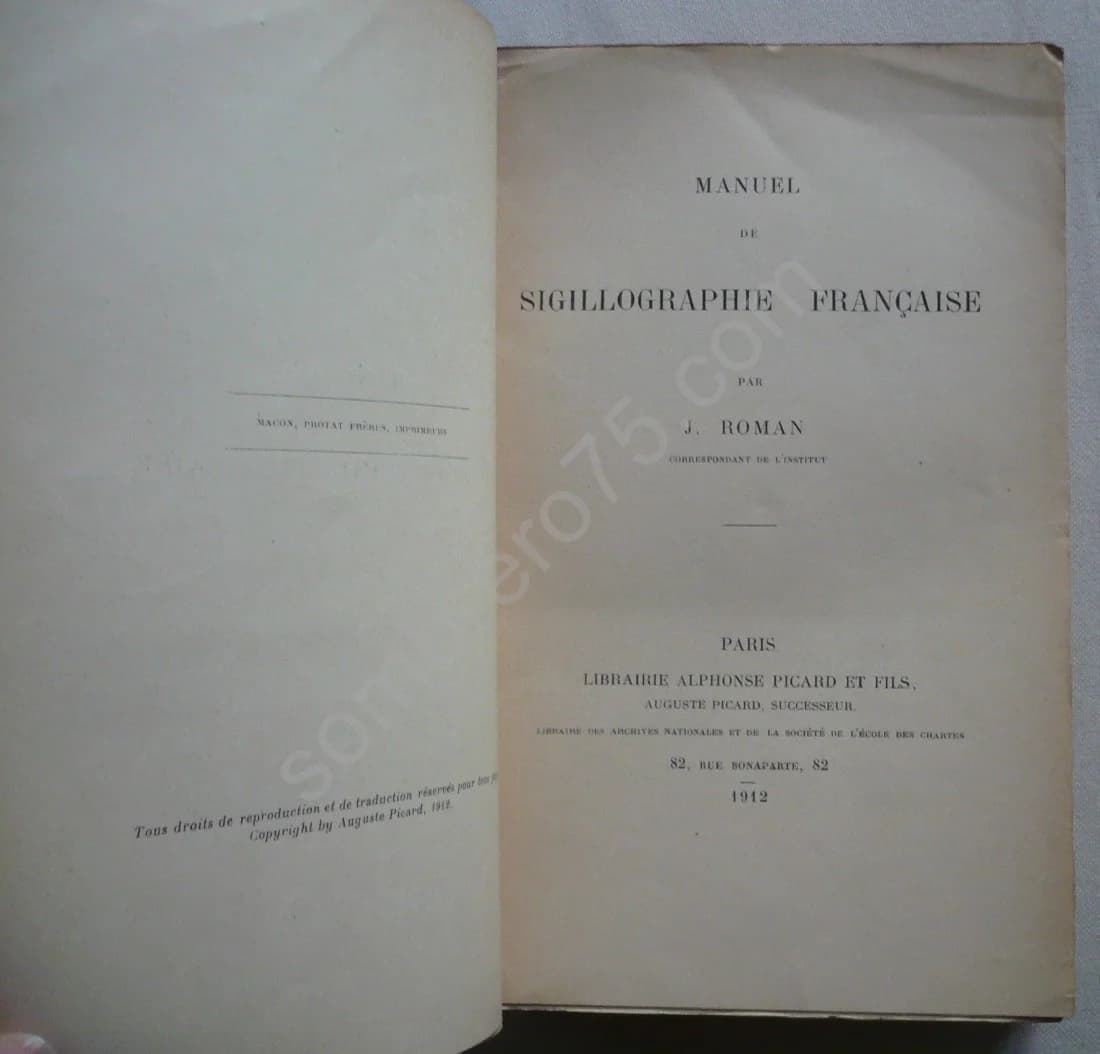 Manuel de Sigillographie Française - Image 3