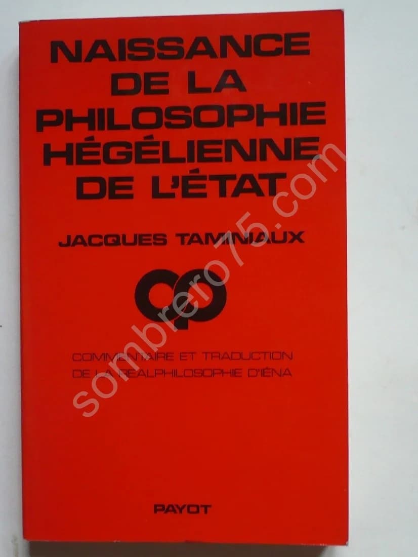 Naissance de la Philosophie Hégélienne de l'Etat