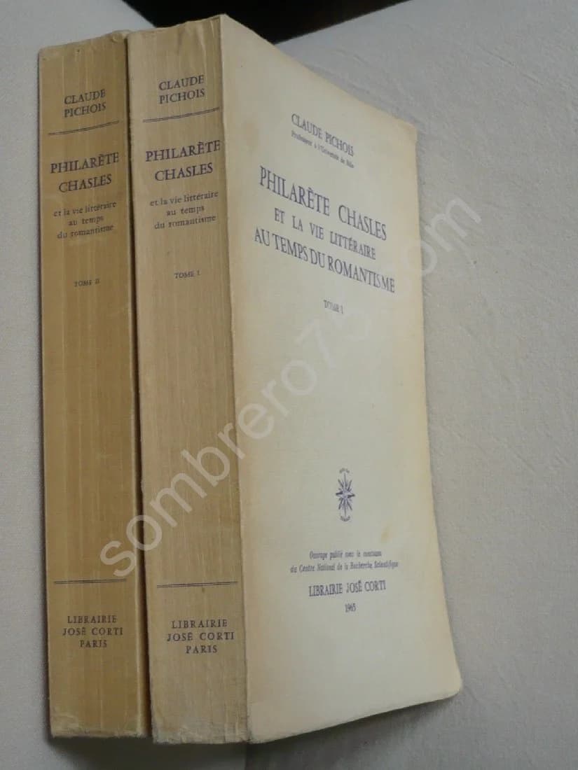 Philarète Chasles et la Vie Littéraire au Temps du Romantisme - 2 volumes - Image 2