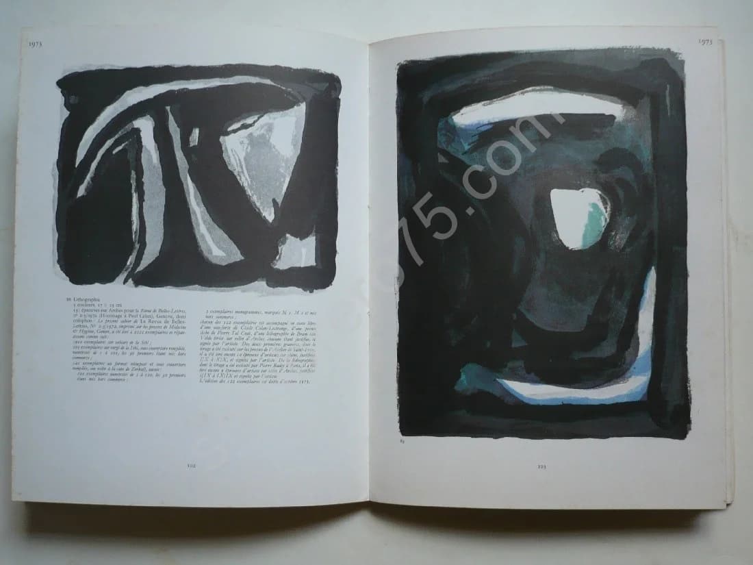 Bram Van Velde Les Lithographies 1923 1973 - Image 5