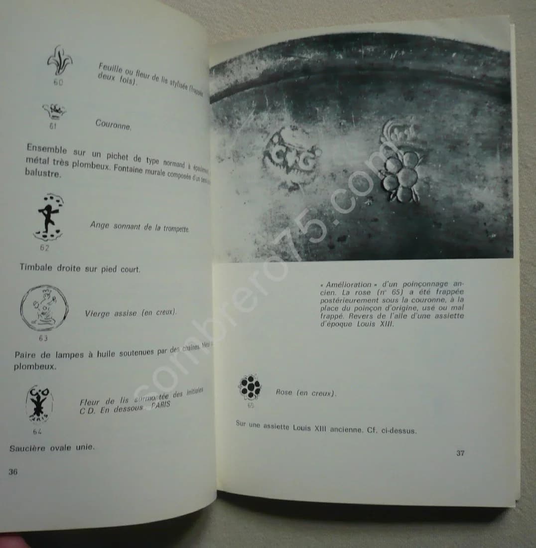 250 Poinçons d'étain Faux Copies Imitations Truquages - Image 3